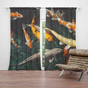 Sablio Záves Ryby: 2 ks 140x250 cm