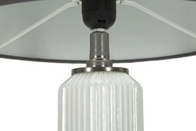 Stolná lampa Jasná Trojka 57 cm šedo-biela