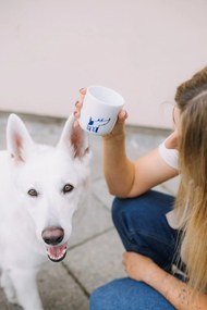 Bella Rose Porcelánový hrnček Psí máma 270 ml