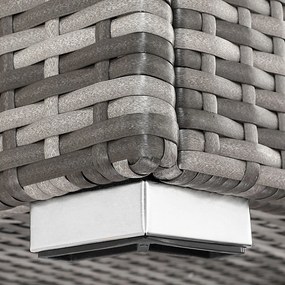 InternetovaZahrada Úložný box 75x75x70 cm - šedý