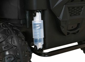 Ramiz ATV Závodná bugina pre 2 deti Červená + pohon 4x4 + diaľkové ovládanie + pomalý štart + MP3 LED