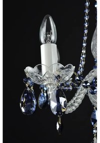 Wranovsky JWZ102052101 - Krištáľový luster na reťazi DE LUXE 5xE14/40W/230V