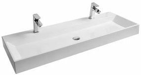 Dvojumývadlo Ravak Natural 120x45 cm otvor pre batériu, bez prepadu NATURUM0DUO, 1 ks