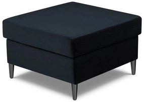 Tmavomodrá zamatová podnožka Kyoto – Cosmopolitan Design