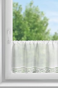 KRÁTKA ZÁCLONA NA PÁSKE VINCE 100X40 CM BIELA