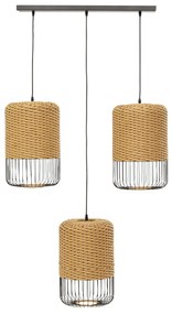 Aloha Drop Tre visiaca lampa béžová 80 cm