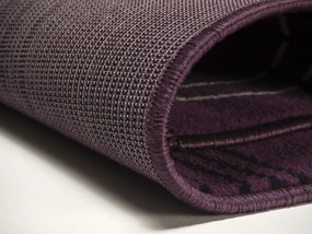 Alfa Carpets, Kusový koberec Circles lila, 120x170, fialová, chodba / predsieň