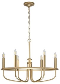 Kichler KL-CAPITOL-HILL6-PNBR - Luster na reťazi CAPITOL HILL 6xE14/40W/230V