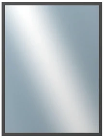 DANTIK - Zrkadlo v rámu, rozmer s rámom 60x80 cm z lišty KASSETTE šedá (3078)