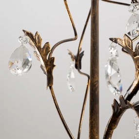 ONLI - Luster na reťazi TERESA 5xE14/6W/230V bronzová