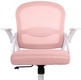 Detská otočná stolička Neoseat JUNI 011 — látka, ružová