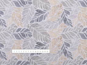 Biante Dekoračné prestieranie na stôl PML-057 Mozaika žltosivých listov na sivom 30x40 cm