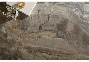 Konferenčný stôl 40670 75x75cm Marble Look Ceramik Taupe  - Komfort-nábytok