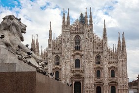 Fototapeta Milánska katedrála - 150x100
