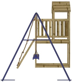 Vonkajšia súprava na hranie impregnovaná borovica