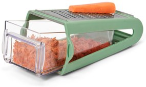 2-cestná škrabka so záchytnou nádobkou