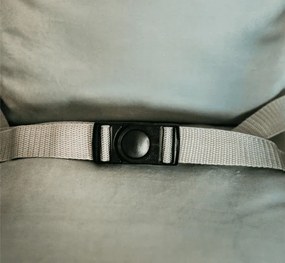 Hojdačka pre deti králik/sivá