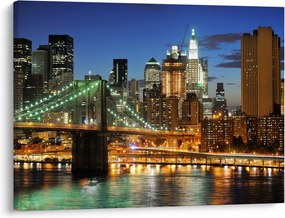 Obraz - Most s New Yorkom (70x50 cm)