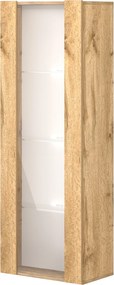 Závesná vitrína Vivien 40 cm s LED osvetlením dub Wotan