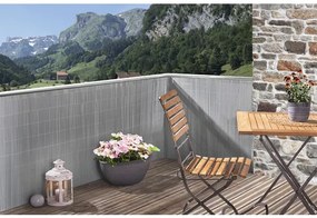 Záhradná zástena Konsta PVC Premium dutinková 0,9x3 m sivá