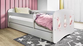 XXXLutz POSTEĽ PRE DETI A MLÁDEŽ 80/160 cm, biela MID.YOU - Detské izby - 00214200022S