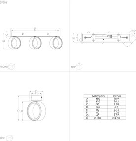 Eglo 39586 - LED Bodové svietidlo ALBARIZA 3xLED/4,6W/230V 3000K