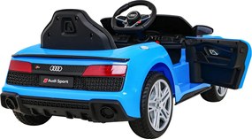 Ramiz Audi R8 LIFT Auto na batérie modré + diaľkové ovládanie + EVA kolesá + MP3 + LED