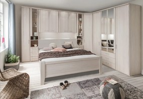 Posteľ s úložným priestorom Luxor 180x200 cm, polárny smrekovec