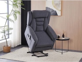 Polohovacie kreslo sivé, elektrické TV-7072 GREY2
