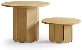 Jedálenský stôl v dubovom dekore Woodman Soft, ø 98 cm