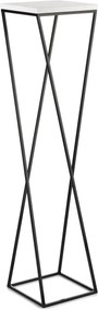 STOJAN NA KVETINÁČ LOFT7 100X24X24 CM ČIERNA/BIELA