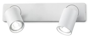 IdealLux 229041 RUDY AP2 stropné/nástenné svietidlo (spot) GU10 2x35W IP20 biela