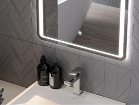 Mexen Zusa kúpeľňové zrkadlo s podsvietením 60 x 80 cm, LED 6000K, proti hmle - 9808-060-080-611-00