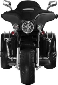 JOKOMISIADA Veľký akumulátorový motorkový chopper pre deti PA0254 čierny