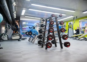 Dlaždica Fortelock Industry, 510,5 x 510,5 mm, grafit/koža