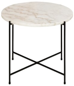 Avila príručný stolík biely Ø52 cm