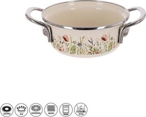 Smaltovaný kastról MAK 0,65 l
