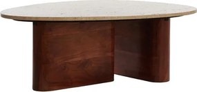 Hnedý konferenčný stolík 72x90 cm Mahelona – Light &amp; Living