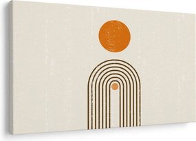 Obraz - Hnedé oblúky (90x60 cm)