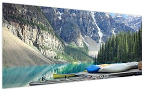 Obraz - Moraine Lake (120x50 cm)