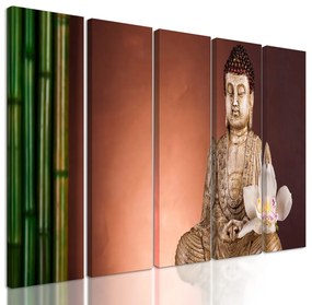 5-dielny obraz majestátny Budha