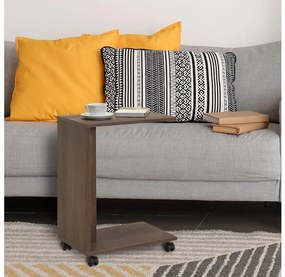 Adore Furniture Odkladací stolík 65x35 cm hnedá AD0138