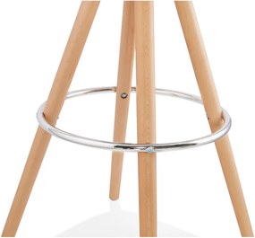 Biela barová stolička Kokoon Anau, výška sedu 64 cm