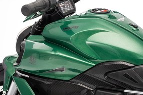 Detská elektrická motorka Ducati Diavel x Bentley Green