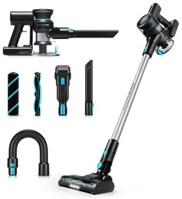 Niceboy ION Hurricane H5 Plus- Bezdrôtový tyčový vysávač 2v1 140W/2200 mAh čierna