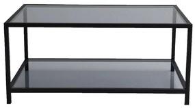 Konferenčný stolík Astro Sepha čierny/tvrdené sklo