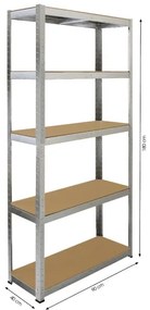 Fieldmann - Skladový regál 180x90x40 cm