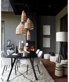 Závesné svietidlo v prírodnej farbe s tienidlom z morskej trávy ø 20 cm Latika – Light &amp; Living