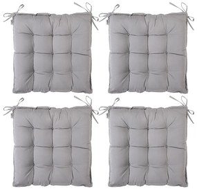 InternetovaZahrada 4 x poduška Cozy - sivá