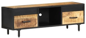 TV skrinka 120x30x40 cm surové mangovníkové drevo